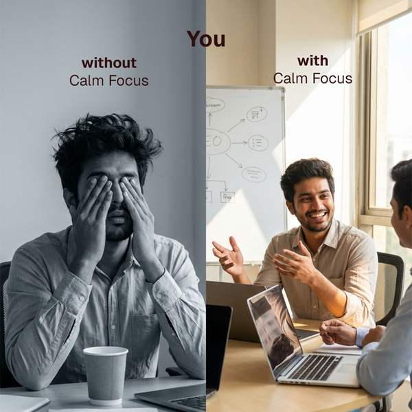 Calm Focus: L-theanine & Caffeine (15 Sachets)