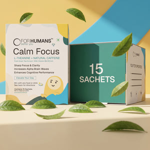 Calm Focus: L-theanine & Caffeine (15 Sachets)
