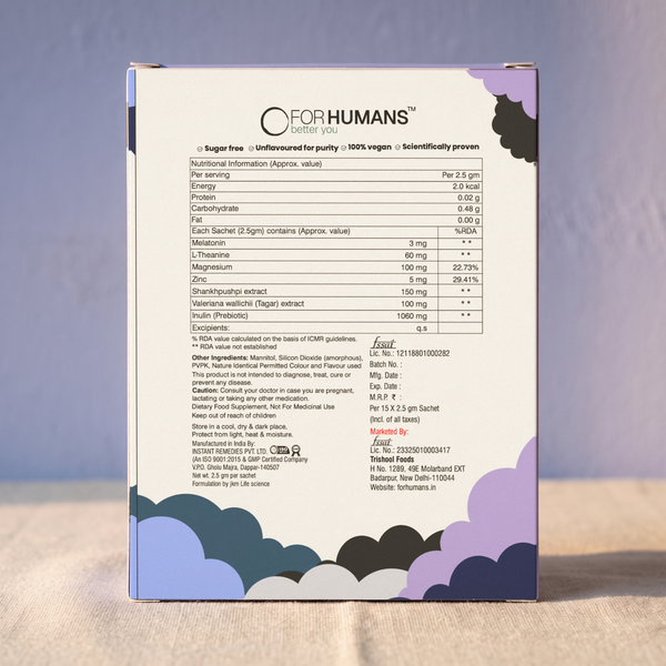 Cloud Sleep: Melatonin & L-theanine (15 sachets)