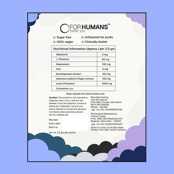 Cloud Sleep: Melatonin & L-theanine (15 sachets)