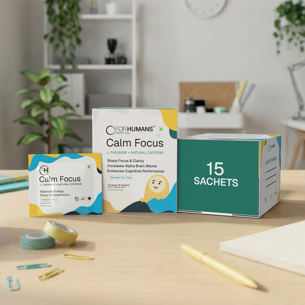 Calm Focus: L-theanine & Caffeine (15 Sachets)