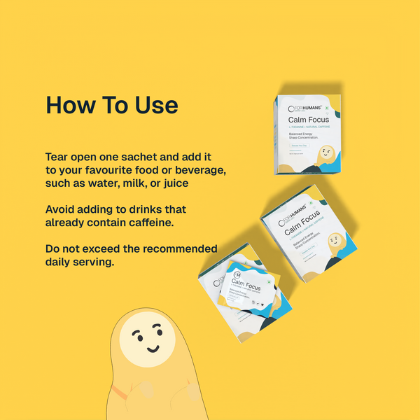 Calm Focus: L-theanine & Caffeine (15 Sachets)